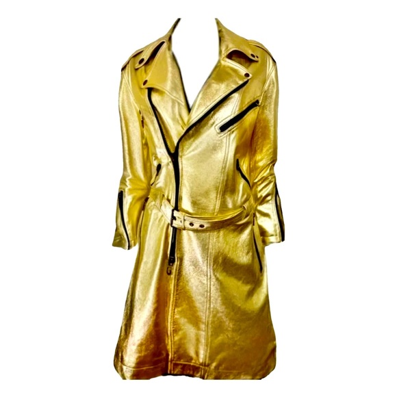 PLEIN SUD White Trench Coat Jacket main image 0